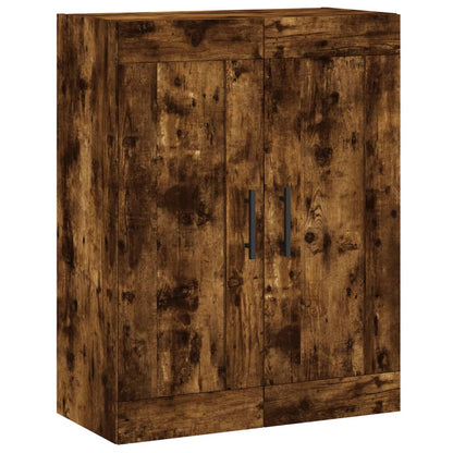 Nástěnná Skříňka Kouřový Dub 69,5 X 34 X 90 Cm Kompozitní Dřevo