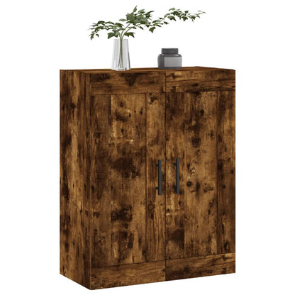 Nástěnná Skříňka Kouřový Dub 69,5 X 34 X 90 Cm Kompozitní Dřevo