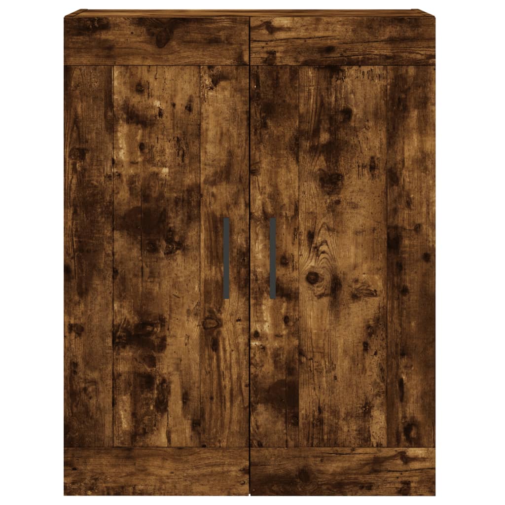 Nástěnná Skříňka Kouřový Dub 69,5 X 34 X 90 Cm Kompozitní Dřevo