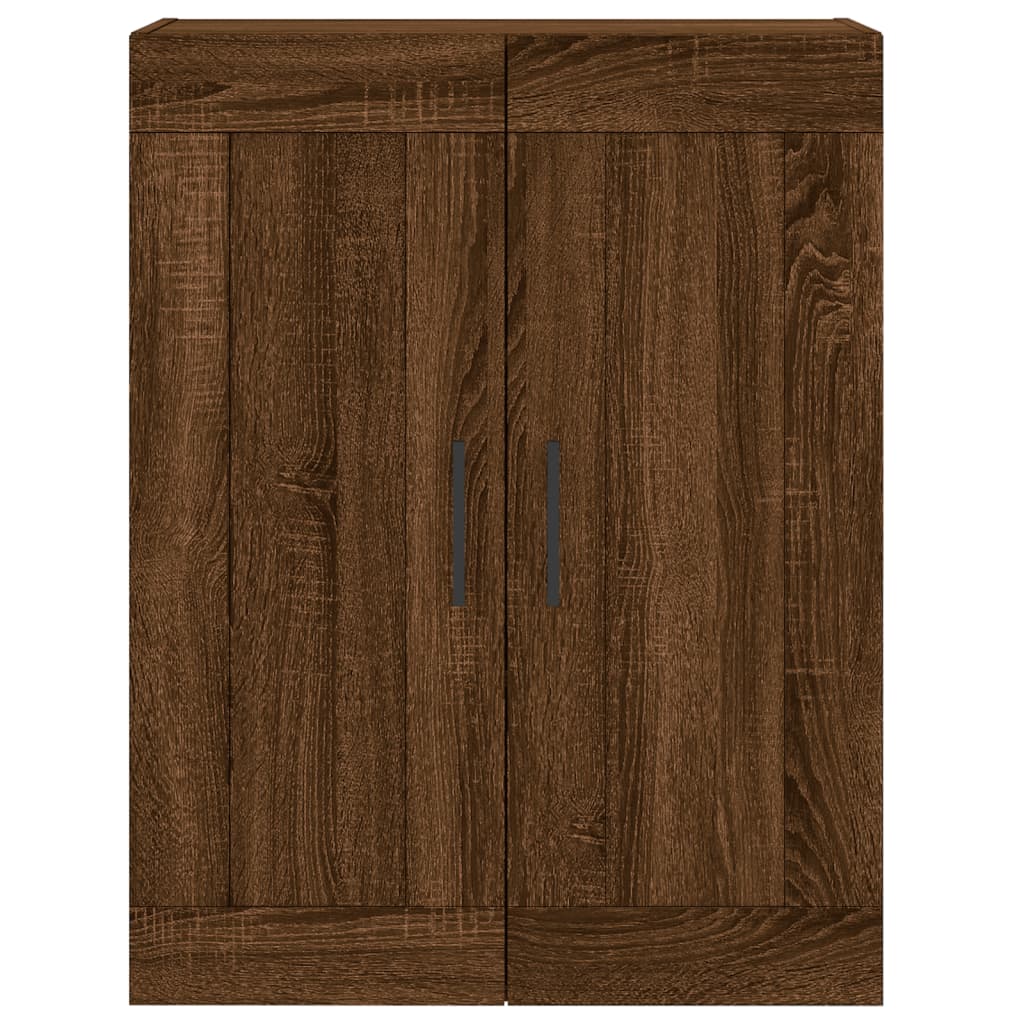 Nástěnná Skříňka Hnědý Dub 69,5 X 34 X 90 Cm Kompozitní Dřevo
