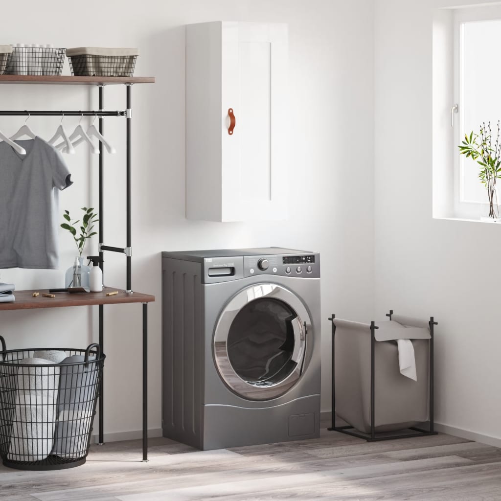 Nástěnná Skříňka 34,5 X 34 X 90 Cm Kompozitní Dřevo