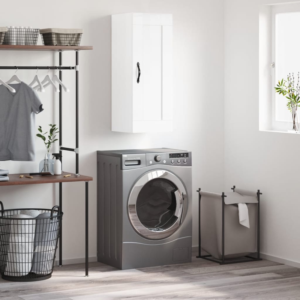 Nástěnná Skříňka 34,5 X 34 X 90 Cm Kompozitní Dřevo