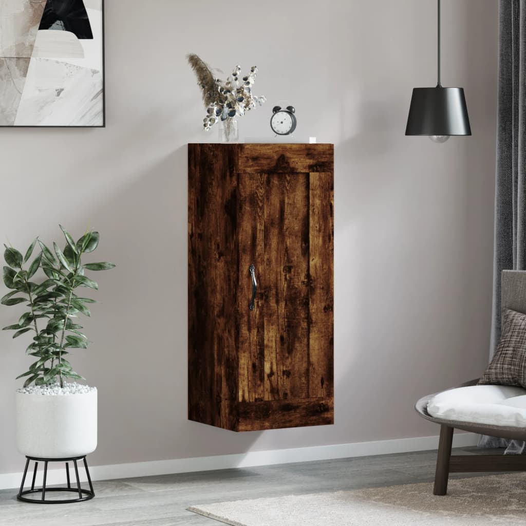 Nástěnná Skříňka 34,5 X 34 X 90 Cm Kompozitní Dřevo