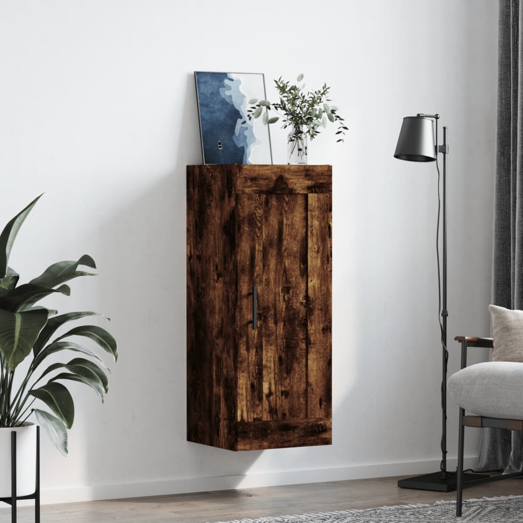 Nástěnná Skříňka 34,5 X 34 X 90 Cm Kompozitní Dřevo
