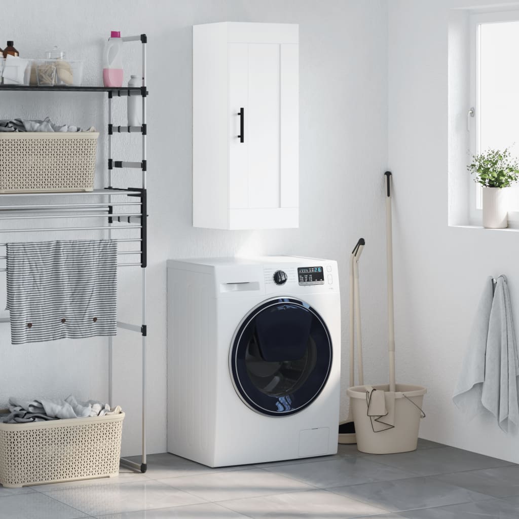 Nástěnná Skříňka 34,5 X 34 X 90 Cm Kompozitní Dřevo