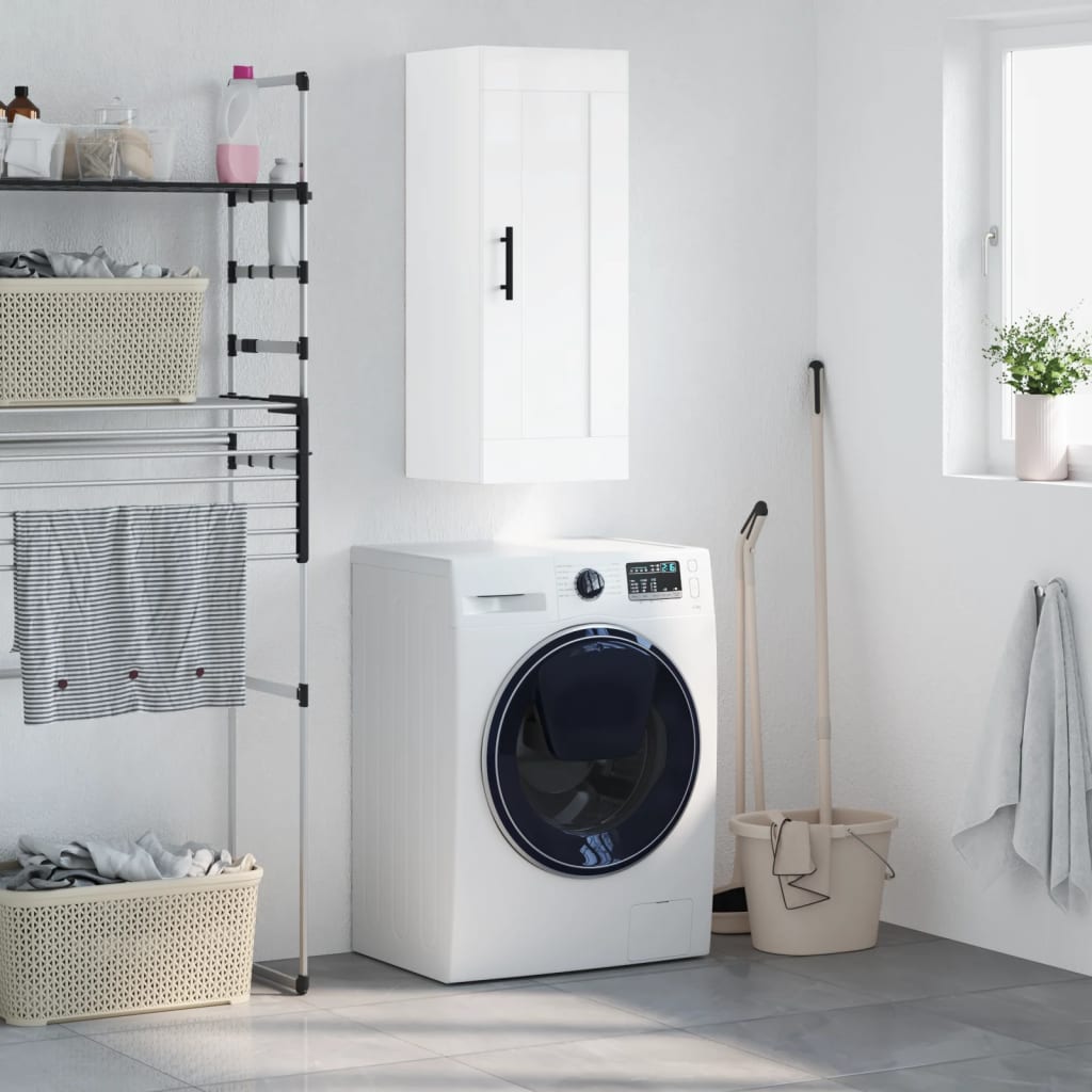 Nástěnná Skříňka 34,5 X 34 X 90 Cm Kompozitní Dřevo