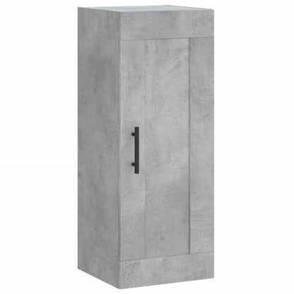 Nástěnná Skříňka Betonově Šedá 34,5X34X90 Cm Kompozitní Dřevo