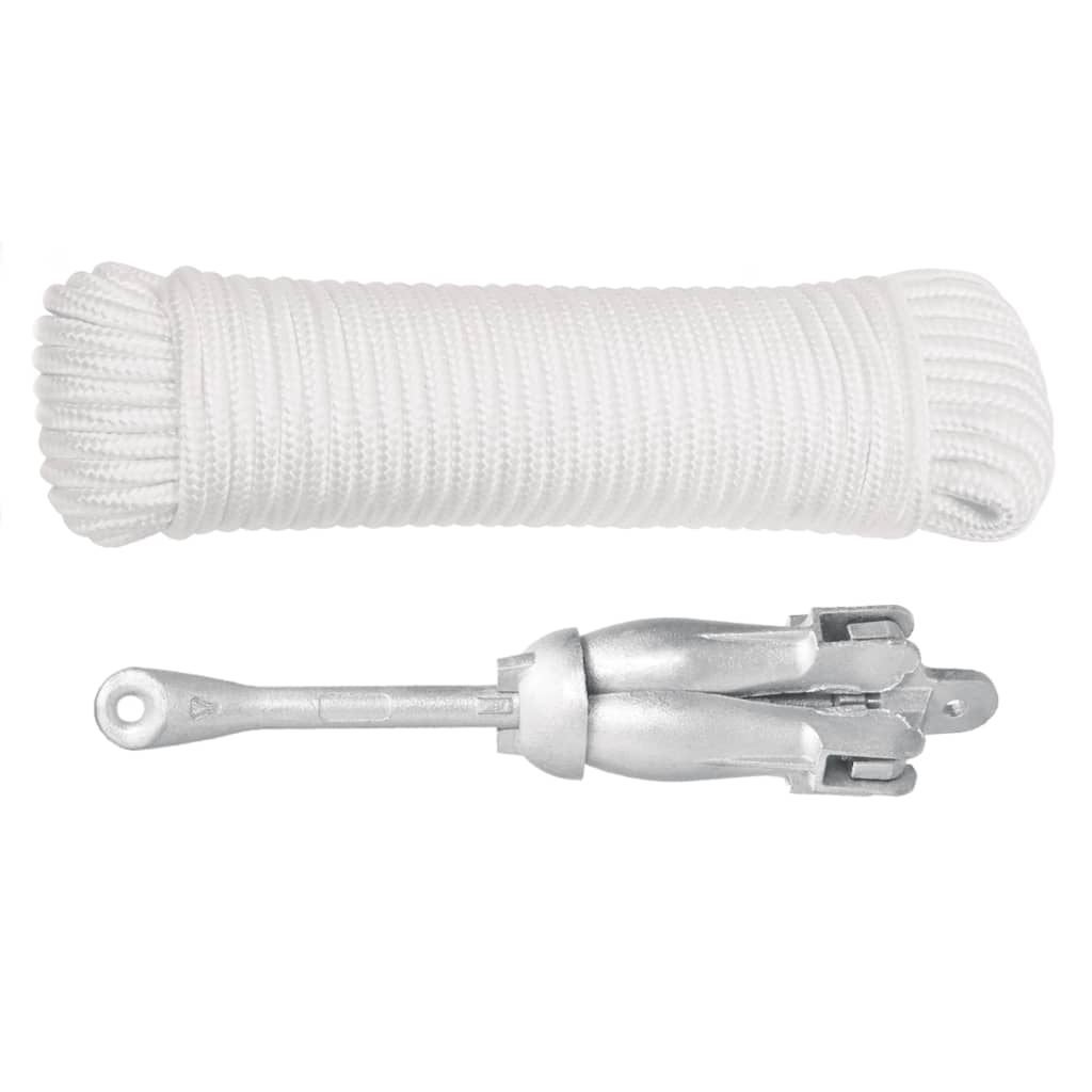 Skládací Kotva Stříbrná 3,2 Kg Kujné Železo