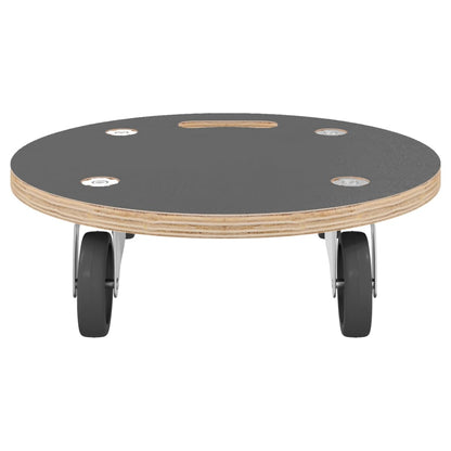 Přepravní Vozíky 2 Ks Kulaté Ø 38 X 11,5 Cm 250 Kg