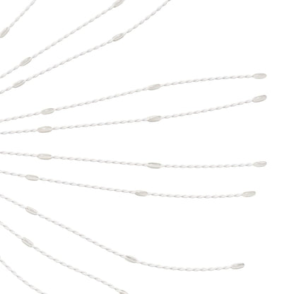 Vánoční Hvězdicová Světla 8 Ks 140 Teple Bílých Led Diod 17 Cm