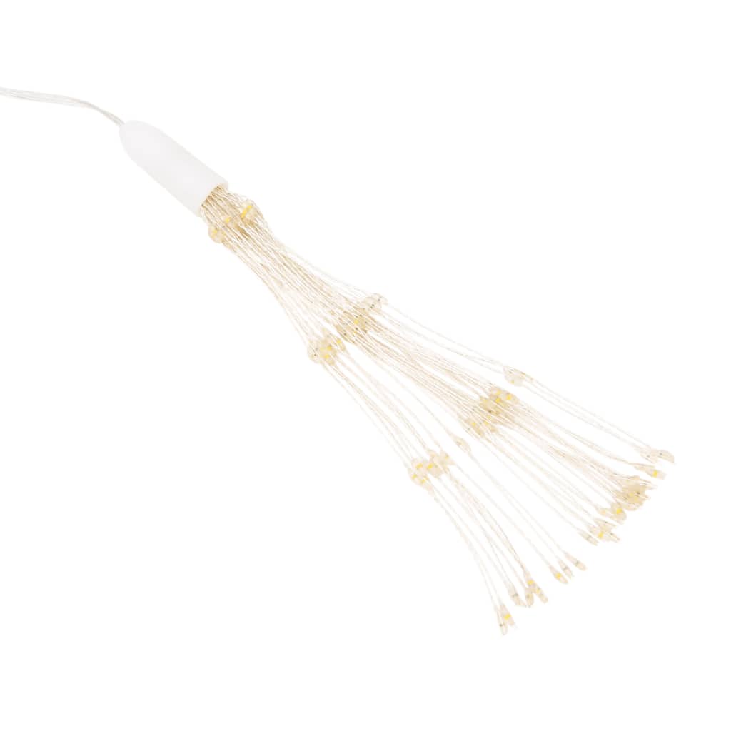 Vánoční Hvězdicová Světla 2 Ks 140 Modrých Led Diod 17 Cm