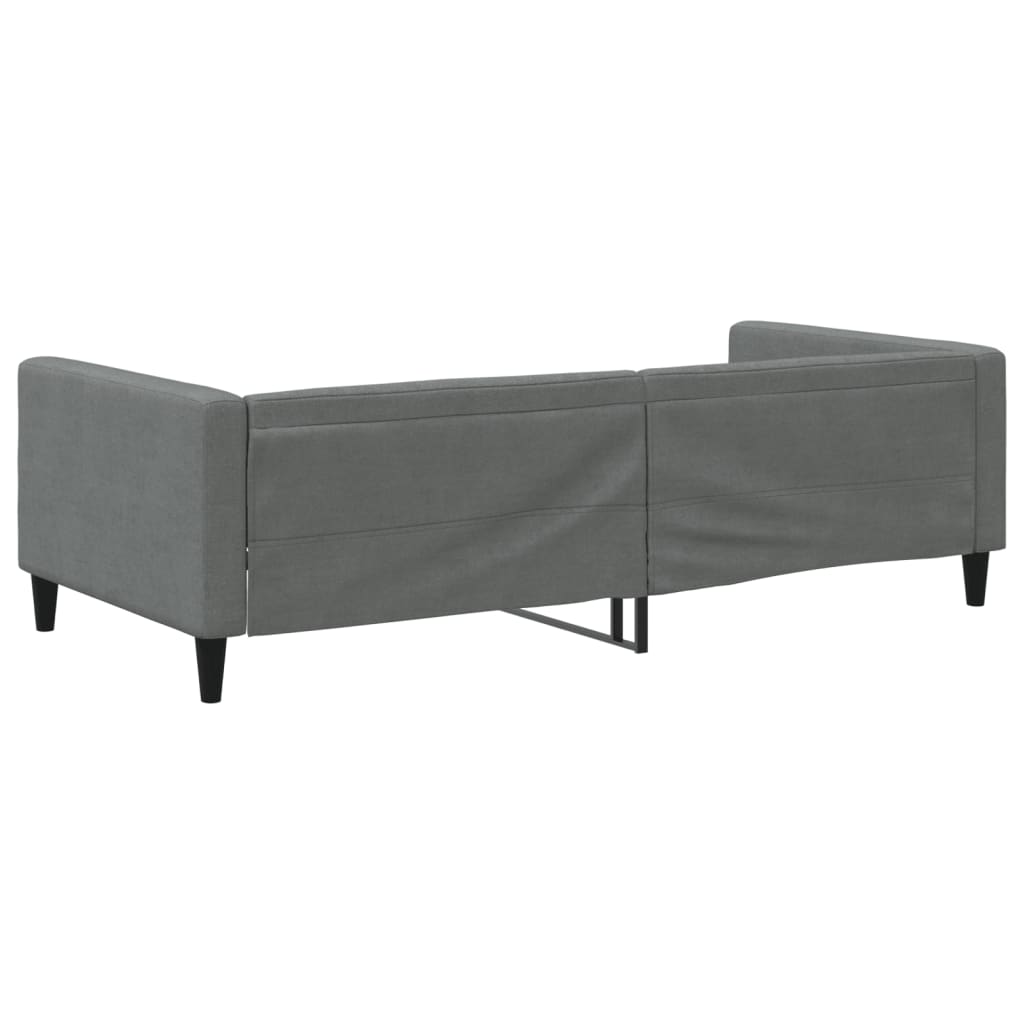 Válenda Tmavě Šedá 100 X 190 Cm Textil