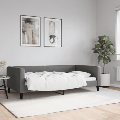 Válenda Tmavě Šedá 100 X 190 Cm Textil