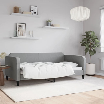 Válenda Světle Šedá 100 X 190 Cm Textil