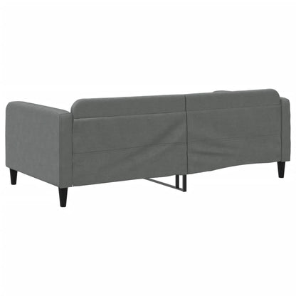 Válenda Tmavě Šedá 100 X 190 Cm Textil