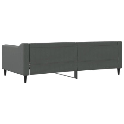 Válenda Tmavě Šedá 100 X 190 Cm Textil
