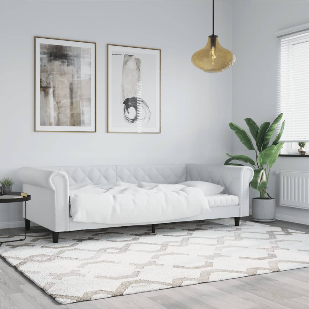 Válenda S Přistýlkou A Matracemi 90X200Cm Umělá Kůže