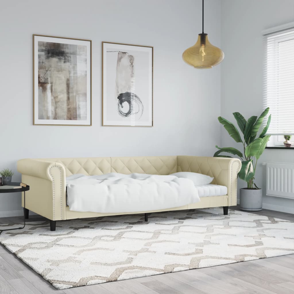 Válenda S Přistýlkou A Matracemi 90X200Cm Umělá Kůže