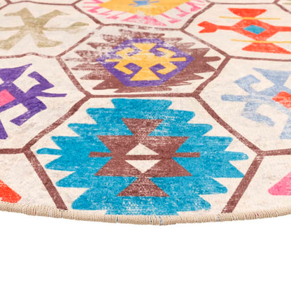 Koberec Pratelný Vícebarevný Protiskluzový Modro-Bílá