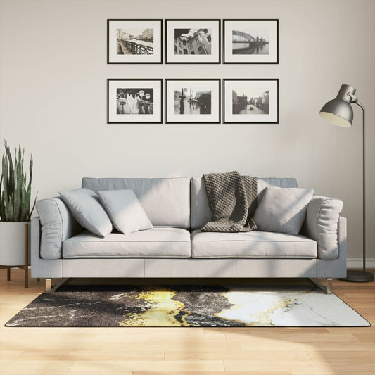 Koberec Pratelný Vícebarevný Protiskluzový Zlatá A Bílá