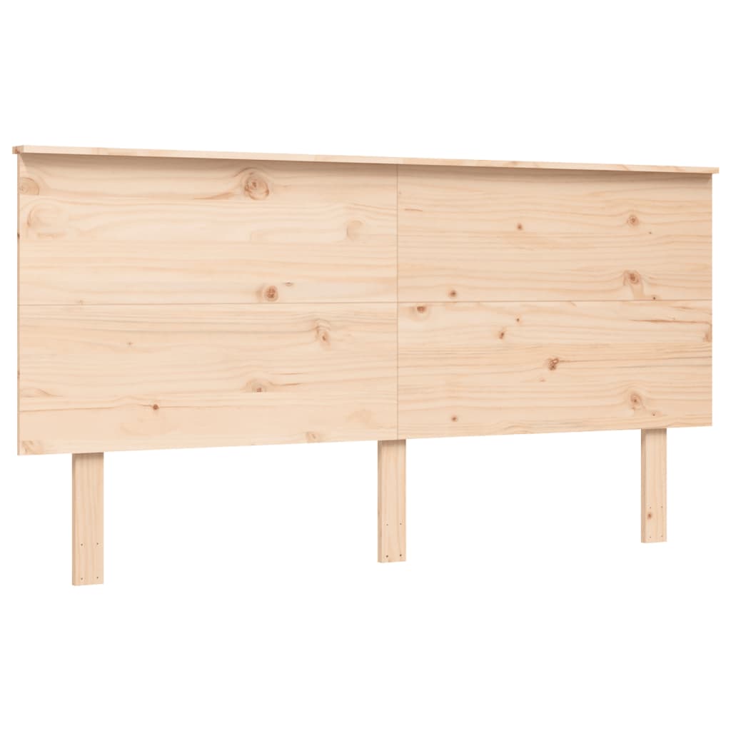 Rám Postele S Čelem King Size Masivní Dřevo