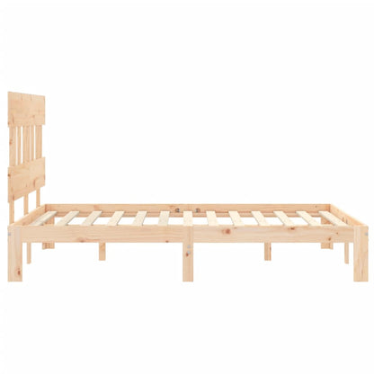 Postel Bez Matrace 140 X 190 Cm Masivní Borovice