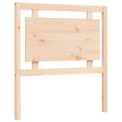Rám Postele S Čelem 100 X 200 Cm Masivní Dřevo