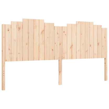 Rám Postele S Čelem 200 X 200 Cm Masivní Dřevo