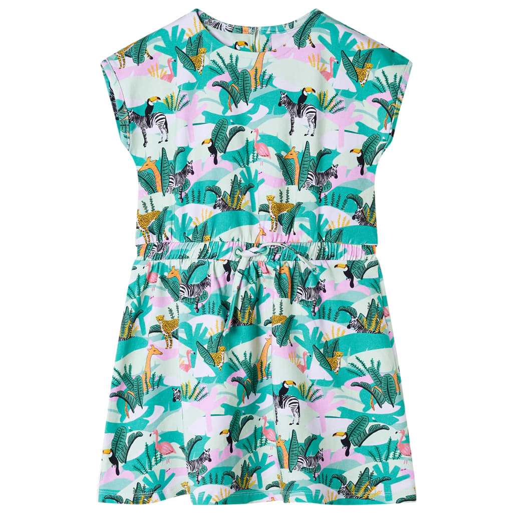 Dětské Šaty Světle Mátové 92