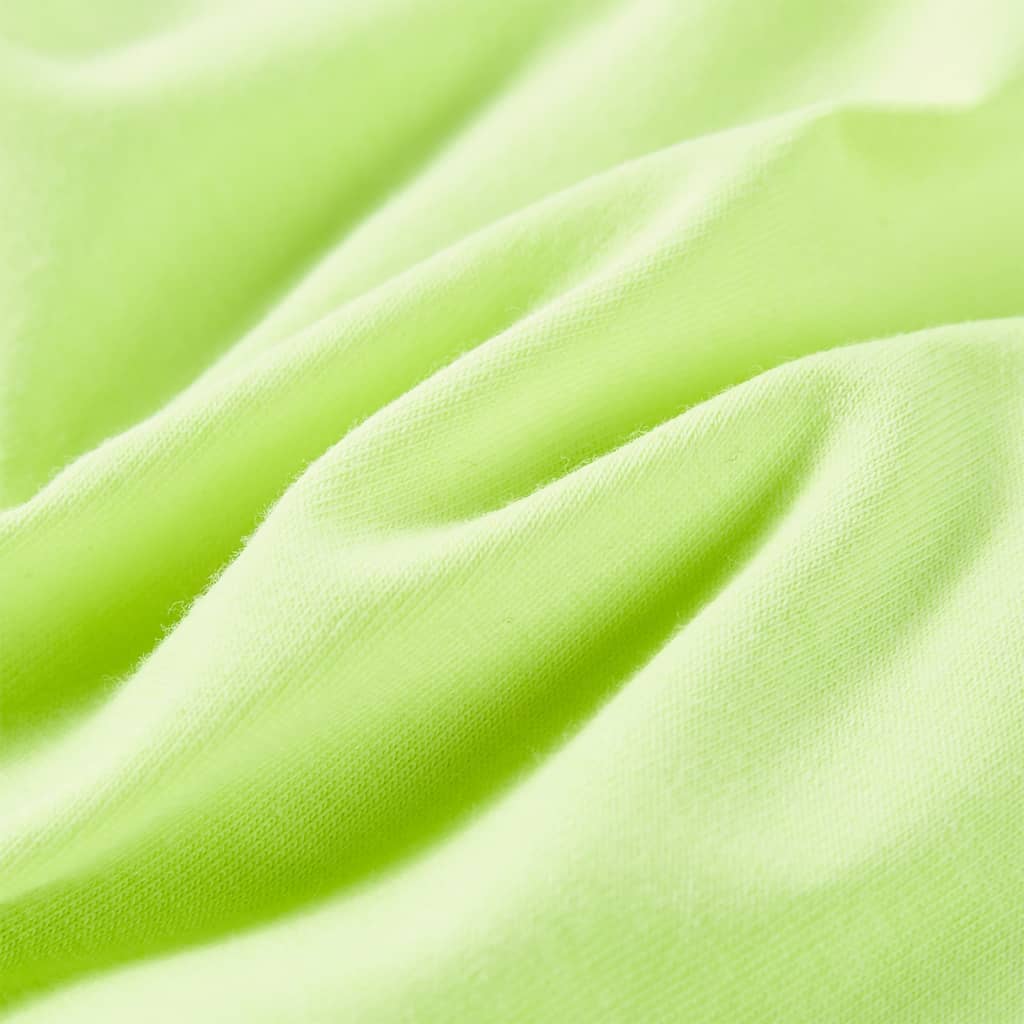 Dětské Tričko Fluorescenční Žluté 116