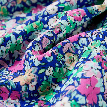 Dětské Šaty S Volánkovými Rukávy Kobaltově Modré 128