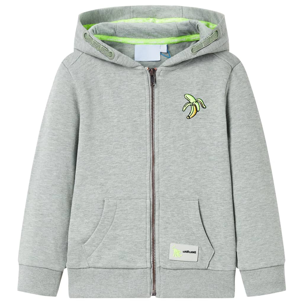 Dětská Mikina S Kapucí Na Zip 104