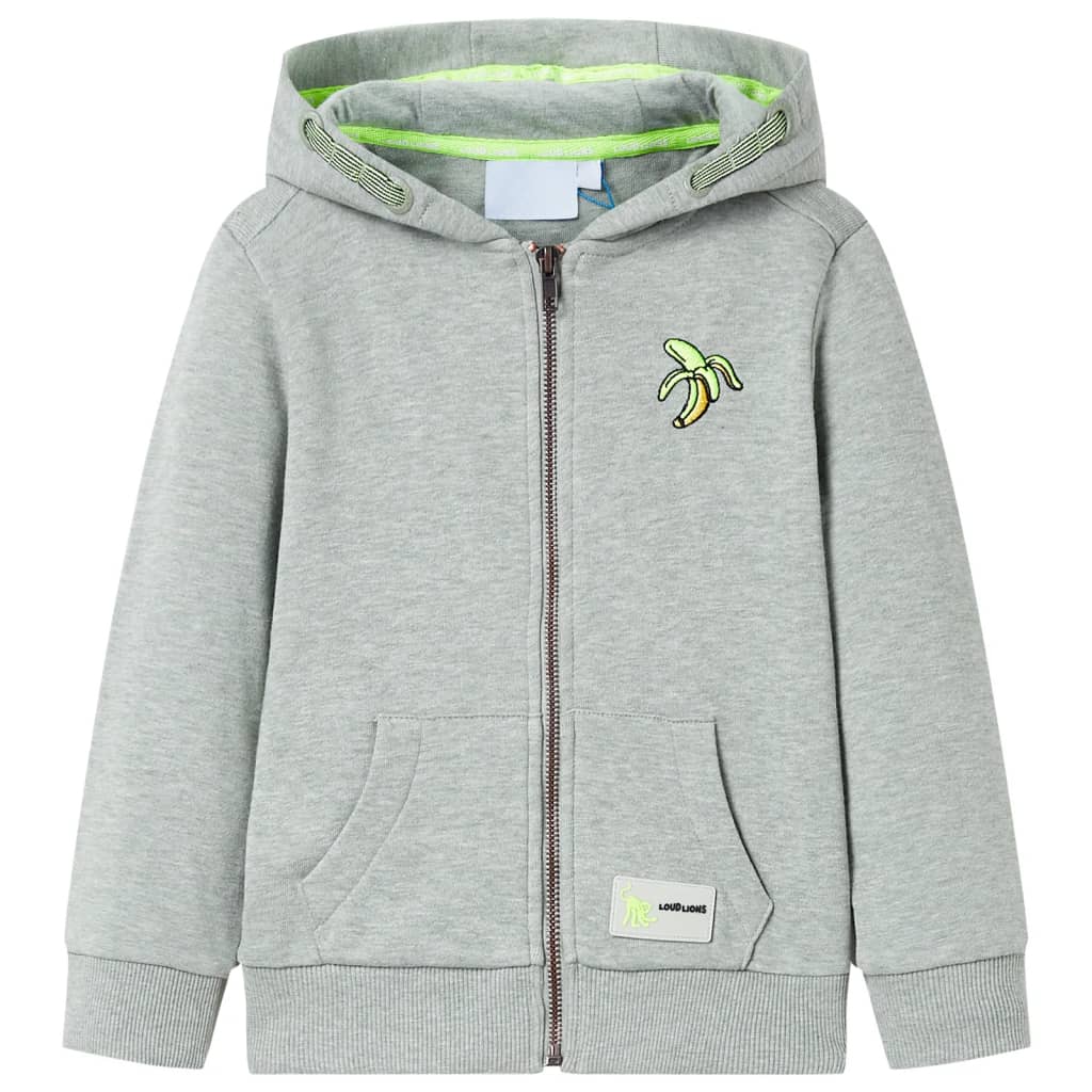 Dětská Mikina S Kapucí Na Zip 104