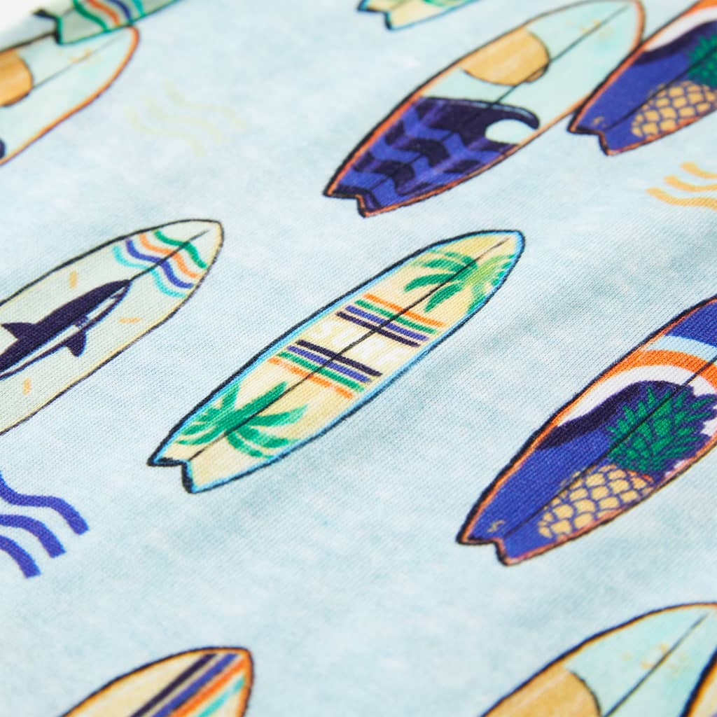 Dětské Tílko Bledě Modrá Melanž 140