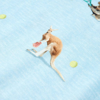 Dětské Tričko Světle Modrá Melanž 116
