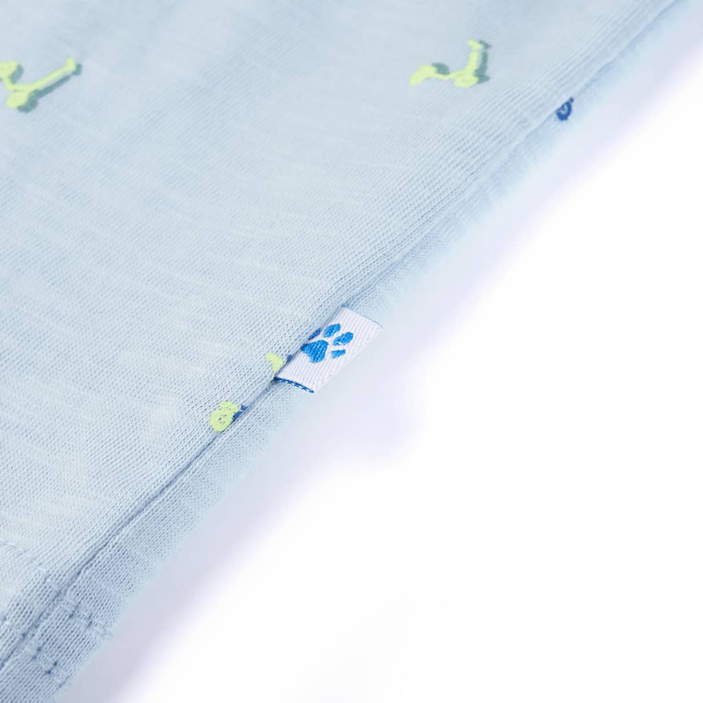 Dětské Tričko Světle Modré 92