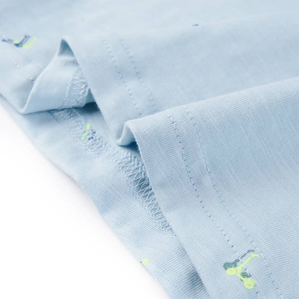 Dětské Tričko Světle Modré 92