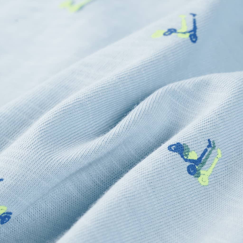 Dětské Tričko Světle Modré 92