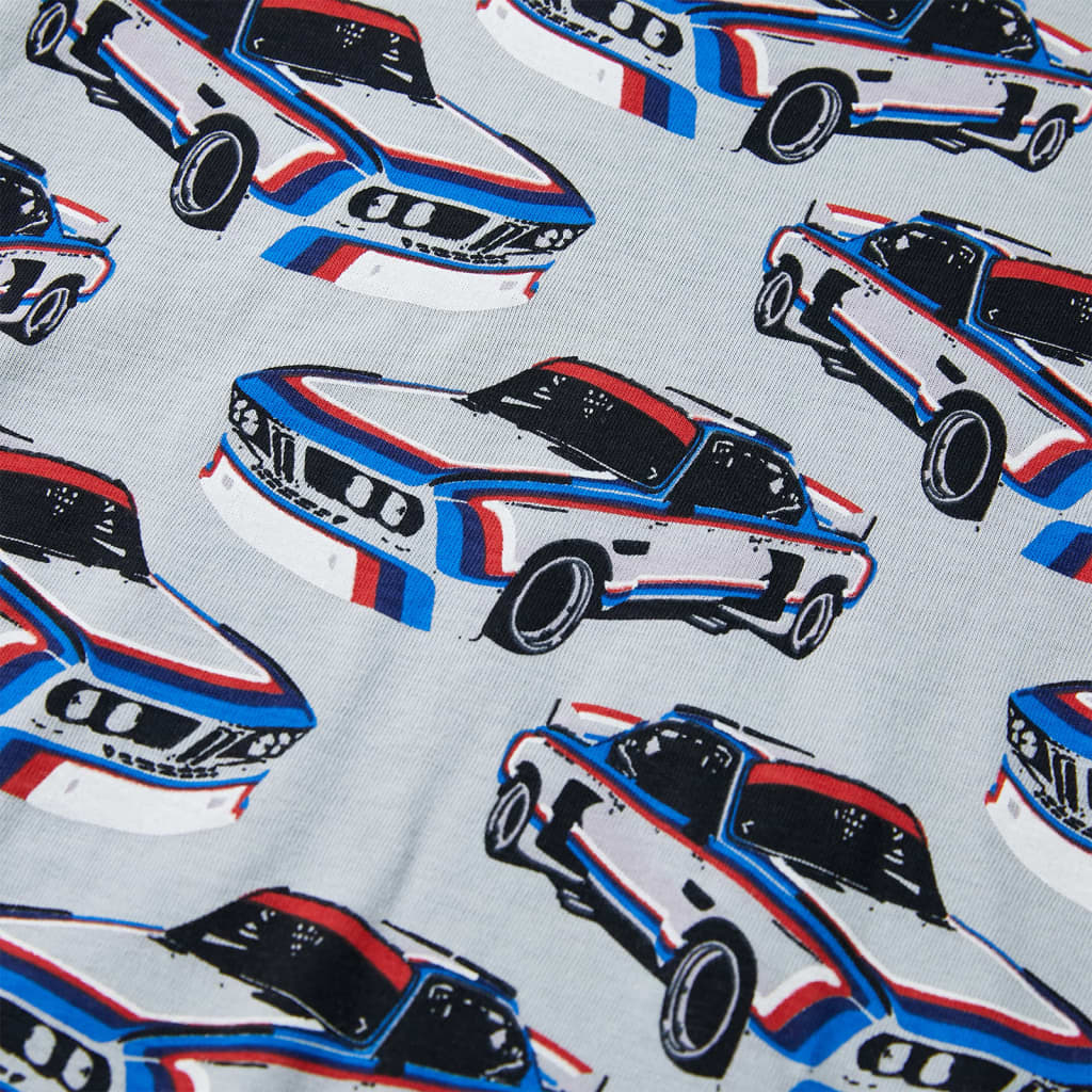 Dětské Pyžamo S Krátkým Rukávem Šedé 104
