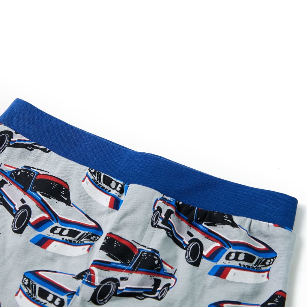 Dětské Pyžamo S Krátkým Rukávem Šedé 140