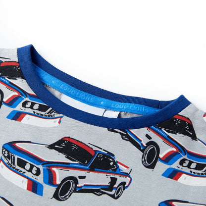 Dětské Pyžamo S Krátkým Rukávem Šedé 140