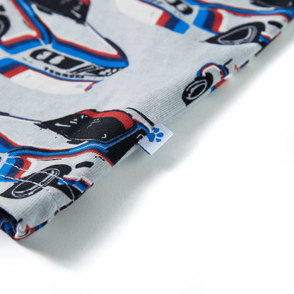 Dětské Pyžamo S Krátkým Rukávem Šedé 140