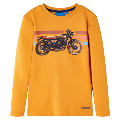 Dětské Tričko S Dlouhým Rukávem Zelené 116
