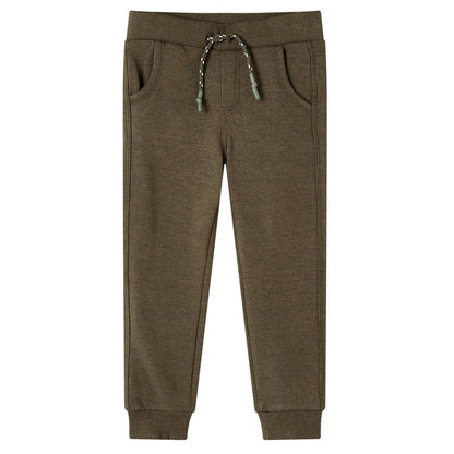 Dětské Tepláky Khaki Melanž 140