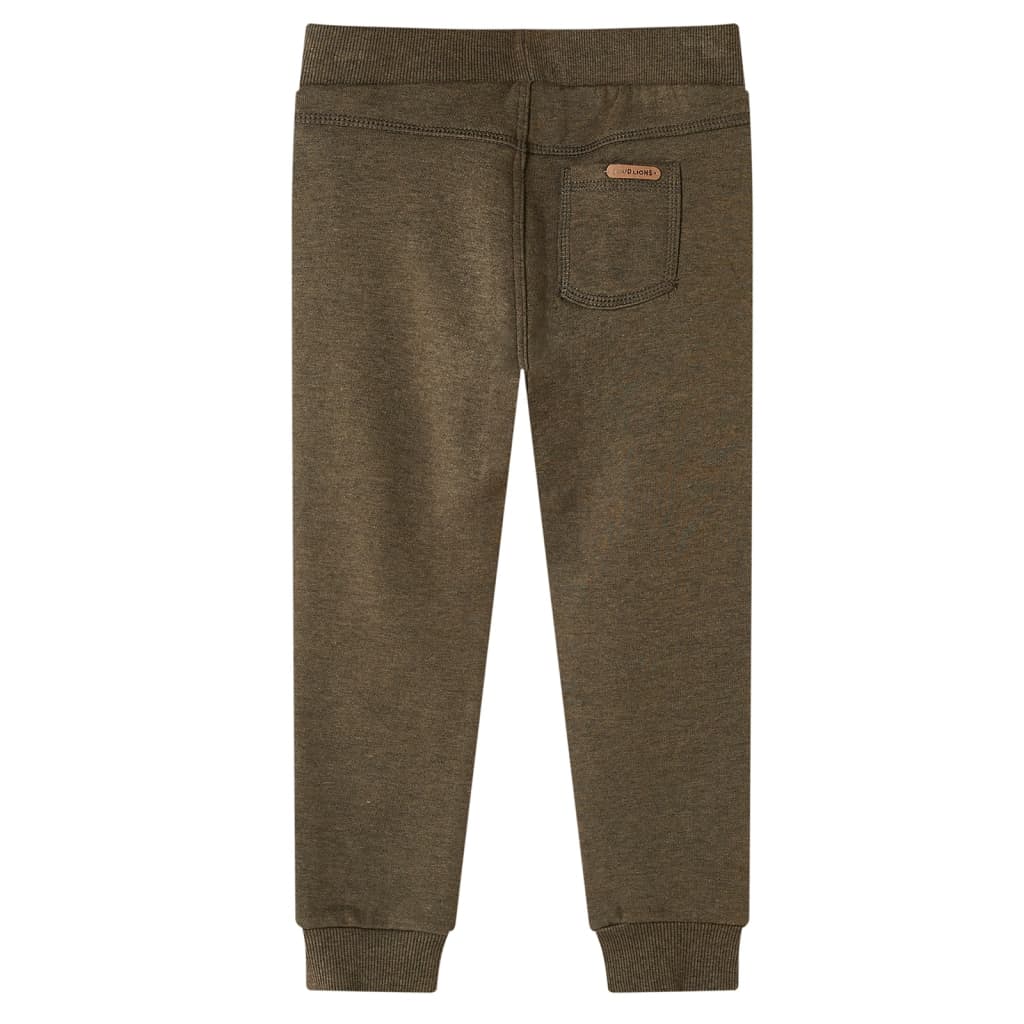 Dětské Tepláky Khaki Melanž 140