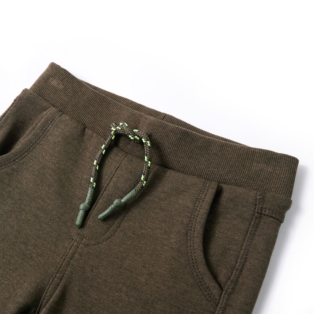 Dětské Tepláky Khaki Melanž 140