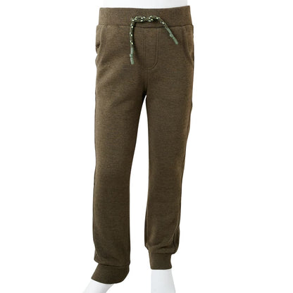 Dětské Tepláky Khaki Melanž 140