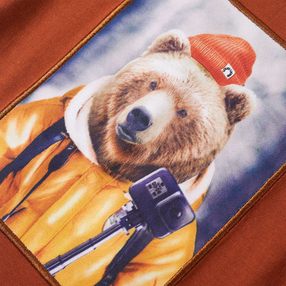 Dětské Tričko S Dlouhým Rukávem Oranžové 116