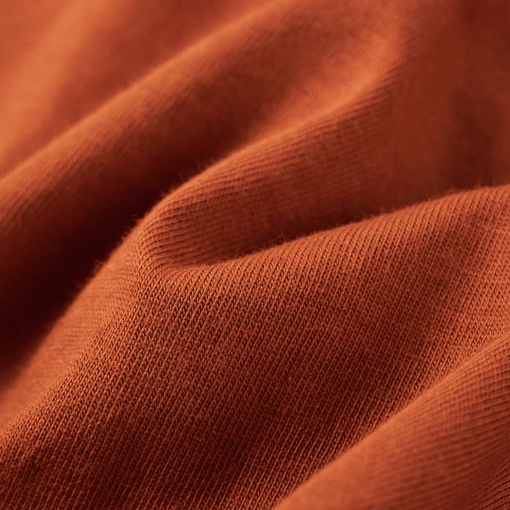 Dětské Tričko S Dlouhým Rukávem Oranžové 116