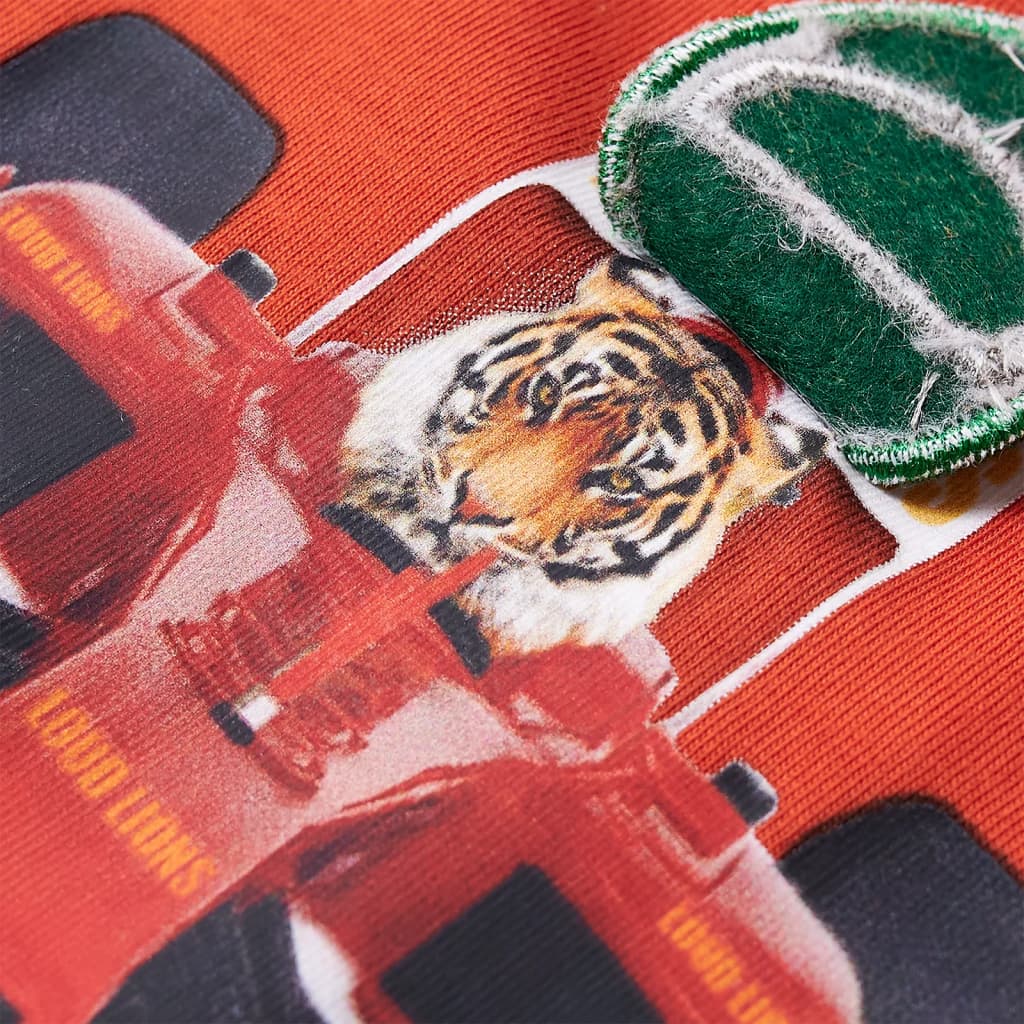 Dětské Tričko S Dlouhým Rukávem Oranžové 140